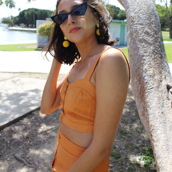 🚨LAST CHANCE// Rust Orange 2 piece Set - Picture 4 of 8